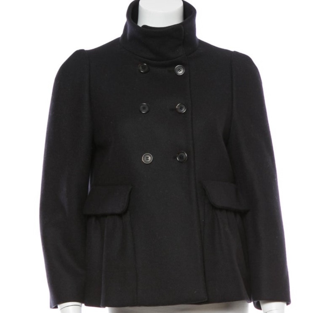 Miu Miu Women's Double-Breasted Peacoat